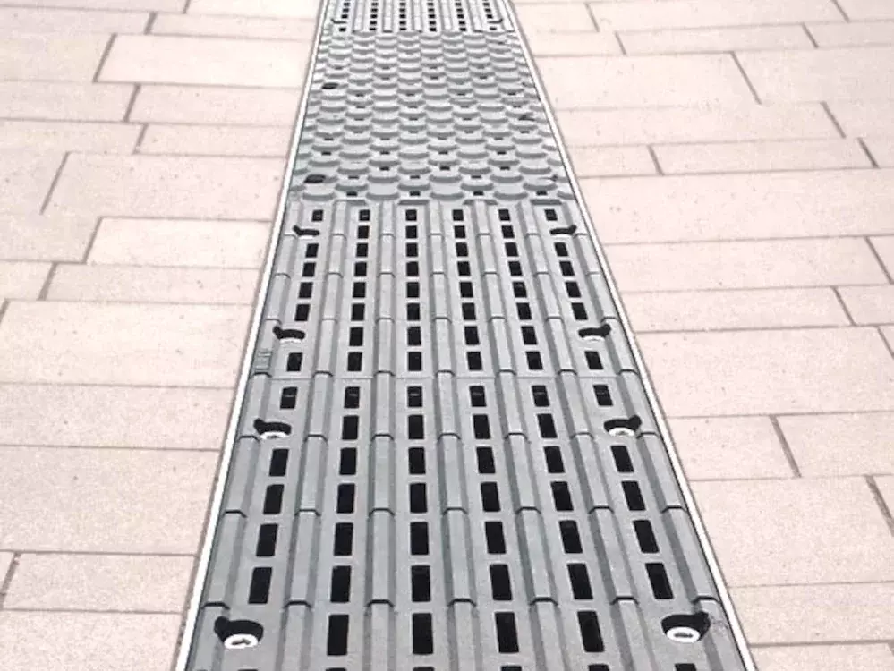 BIRCO-Blindenleitabdeckung