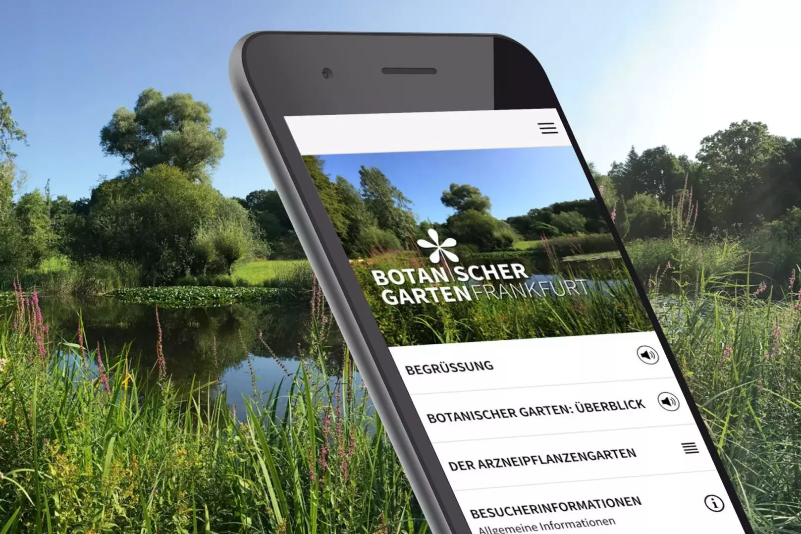 Botanischer Garten Frankfurt Blinden_App