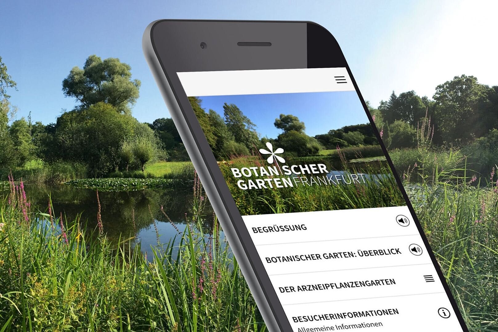 Botanischer Garten Frankfurt Blinden_App